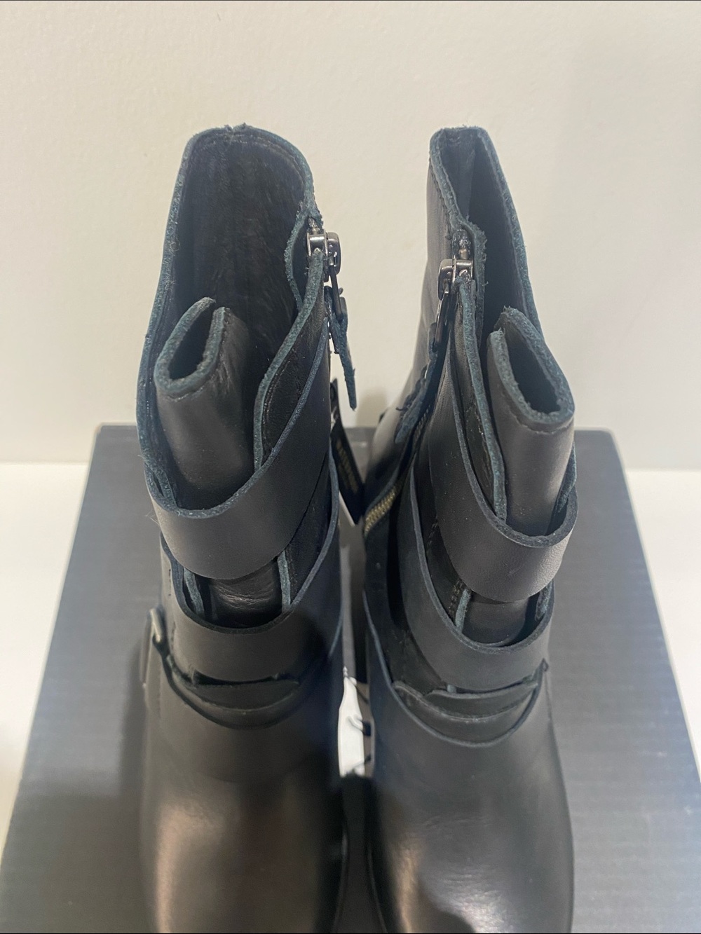 NIB Sorel After Hours Black Boots Wedge Ankle Boots Size 8 - Picture 7 of 12